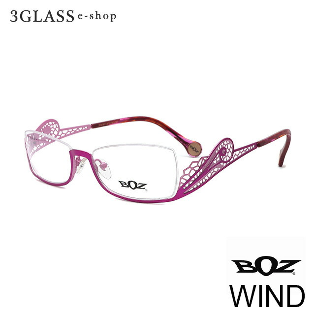 BOZ ボズ WIND カラー 8082(ピンク) 51mmメガネ サングラス 眼鏡 レディースboz wind【店頭受取対応商品】