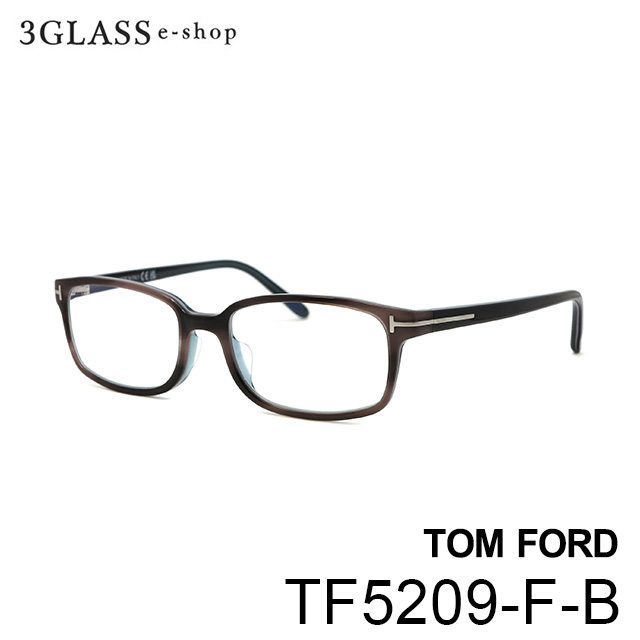 TOM FORD トムフォード TF5209-F-B 53mmカラー 045(ブラウンモヤ/シルバー)メンズ メガネ サングラス 眼鏡 ギフト対応  tom ford【店頭受取対応商品】 メガネ メガネソムリエ 山下眼鏡店 3GLASS e-shop