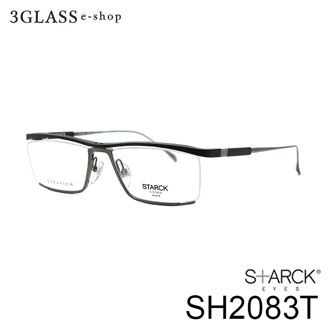 STARCK EYES スタルクアイズ SH2083T ブラック マット ガンメタル